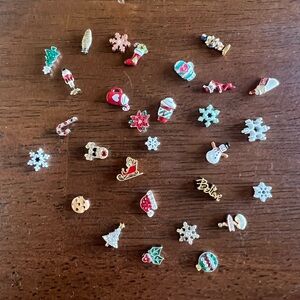 Origami owl limited edition Christmas charms